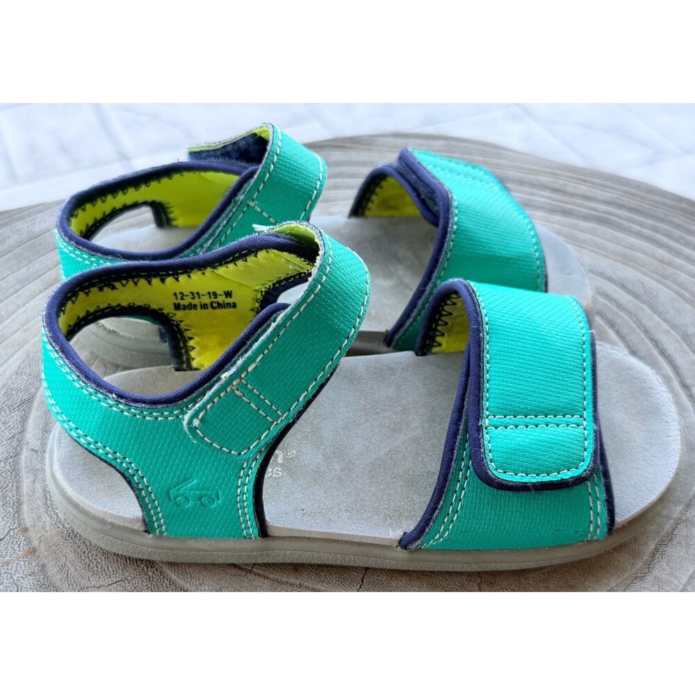 See Kai Run Green Logan Sport Sandals, Size 10